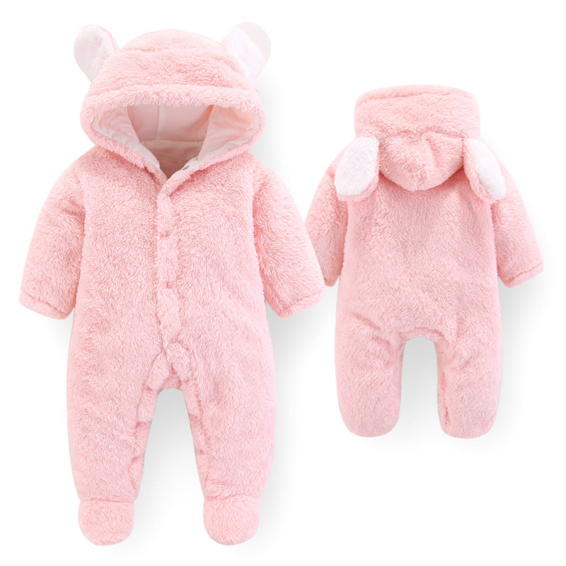 CuddlyBear® | Baby Hooded Onesie - The Pine Avenue