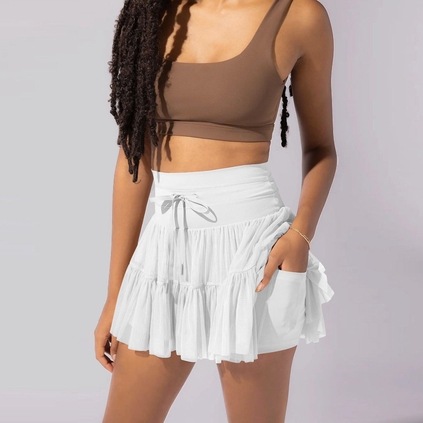 BalletFlow® | Mesh Layered Active Skort