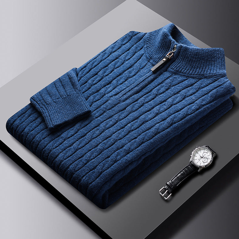 Crestwood® | Cable Knit Half-Zip Sweater