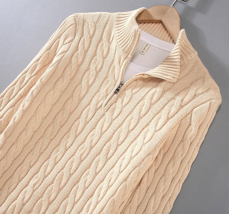 Harbor® | Luxe Cable Knit Sweater - The Pine Avenue