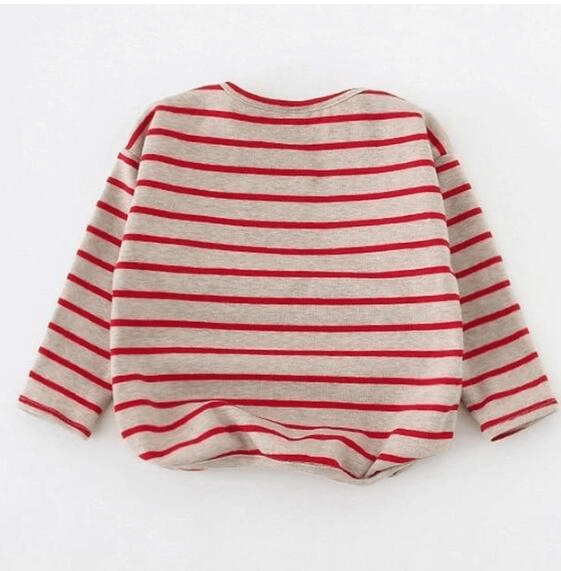 StripeHaven® | Toddler Long-Sleeve Top - The Pine Avenue